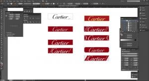Cartierin logopinssin suunnittelu